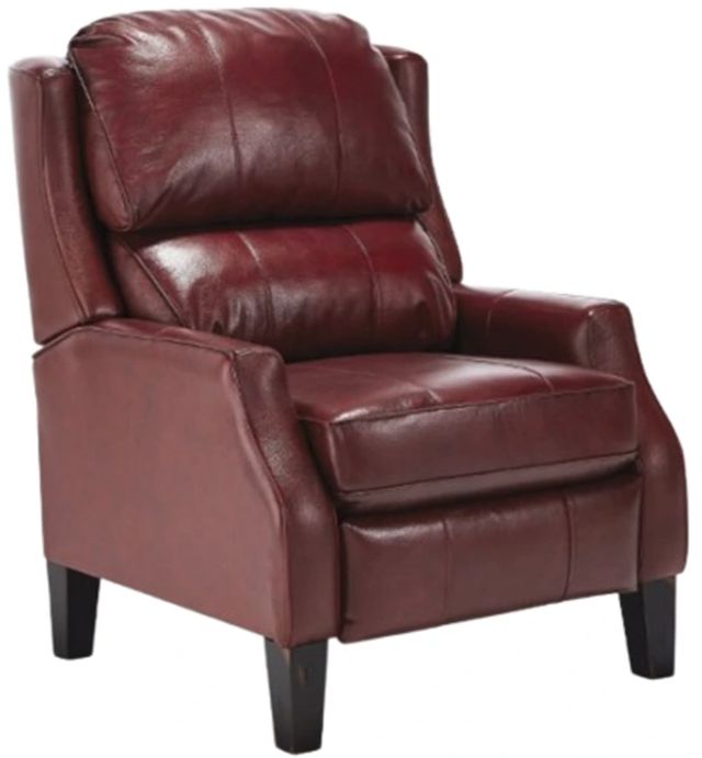 Best® Home Furnishings Customizable Pauley I Leather Power High Leg Recliner with Dark Walnut Legs-0
