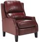 Best® Home Furnishings Customizable Pauley I Leather Power High Leg Recliner with Dark Walnut Legs-0
