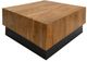 Sagebrook Home Acacia Wood Black Coffee Table-1