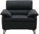 ACME Furniture Eilene Black Leather Accent Chair-4