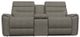 La-Z-Boy® Soren Charcoal Power Reclining Loveseat with Console-1