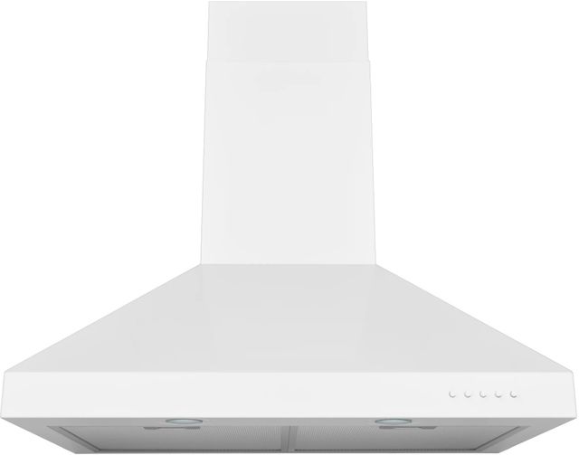 Hauslane Chef Series 30" Matte White Convertible Wall Mounted Range Hood-0