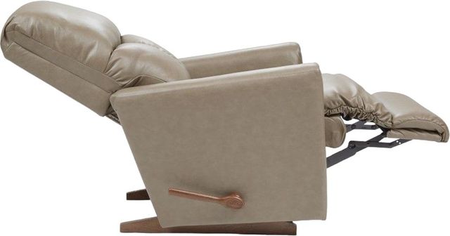 La-Z-Boy® Hawthorn Mushroom Leather Rocking Recliner-4