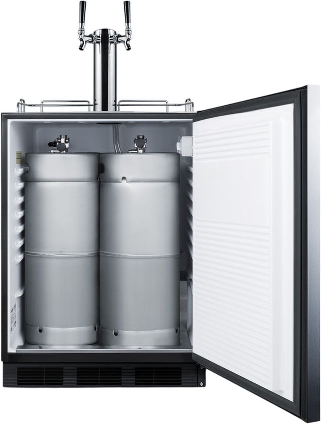 Summit® 24" Stainless Steel Built In Beer and Wine Kegerator Kegerator-2