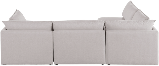 Meridian Furniture Mackenzie 4-Piece Beige Modular Sectional Set-3