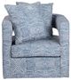 Crestview Collection Forma Blue Accent Chair-1