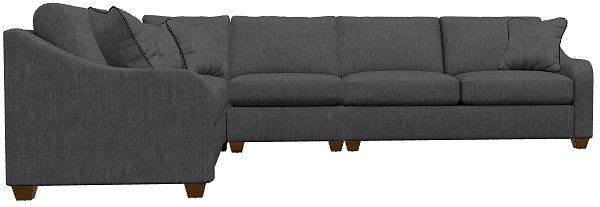 La-Z-Boy® Charlie Navy Sectional with Custom Layout Options-2