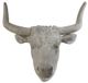 A & B Home Angus White Horned Wall Accent-0