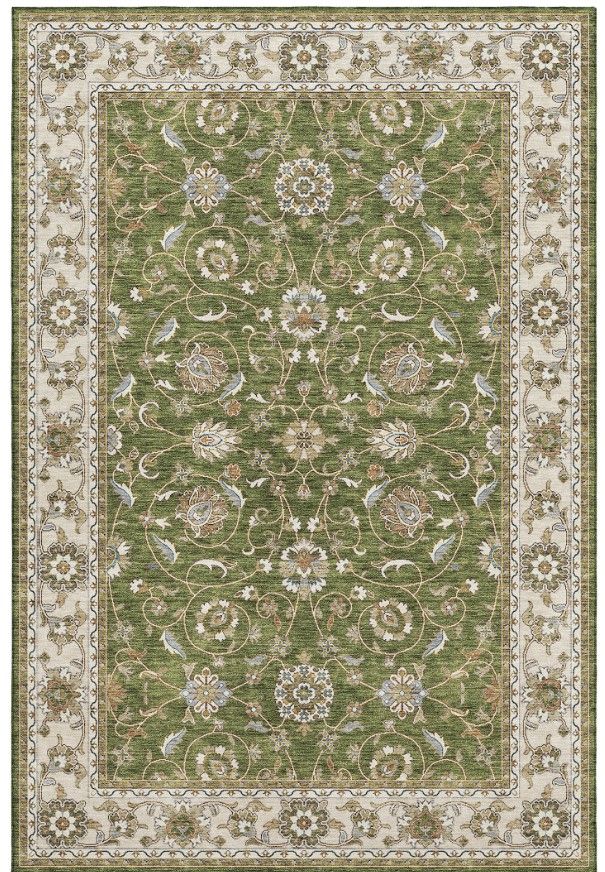 Dalyn™ Rug Company Hatay HY1 Olive 5'x8' Area Rug-0