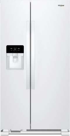 Whirlpool® 36 in. 24.5 Cu. Ft. Side-by-Side Refrigerator-White