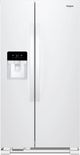Whirlpool® 36" 24.5 Cu. Ft. Side-by-Side Refrigerator-White-0