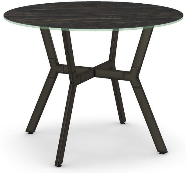 Amisco Customizable Norcross 30" Italian Porcelain Round Table-0