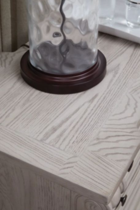 Signature Design by Ashley® Andonhall Antique White Nightstand-4