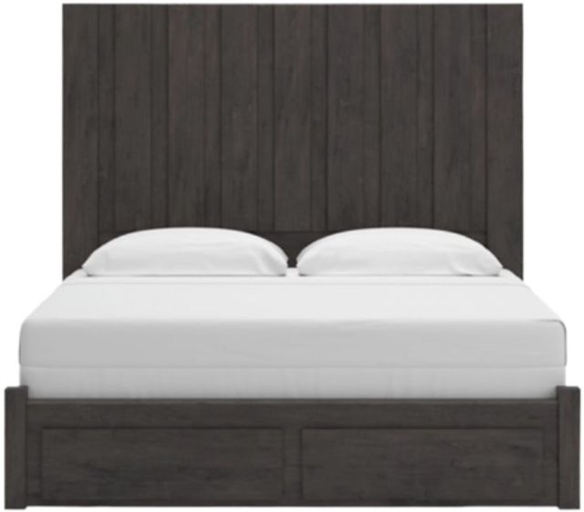 Signature Design by Ashley® Fraluna Charcoal King Storage Panel Bed-4