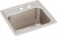 Elkay Lustertone® Classic Lustrous Satin 17" x 16" x 10-1/8" MR2-Hole Single Bowl Drop-In Sink-0