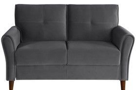 Mazin Furniture Dunleith 2 Piece Gray Sofa/Loveseat Set-1