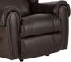 HomeStretch Laredo Dark Brown Leather Manual Rocker Recliner-2