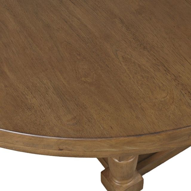 Jofran Inc. Winchester Harvest Round to Oval High/Low Dining Table-4
