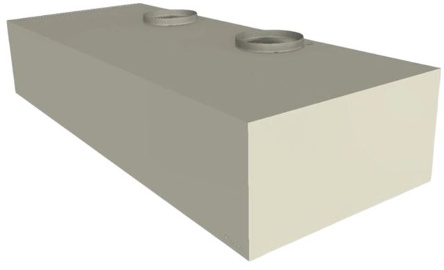 Vent-A-Hood® 60" Biscuit Wall Mounted Range Hood-2