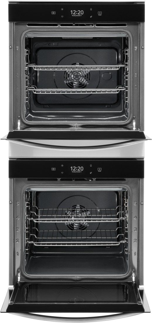Whirlpool® 24" Fingerprint Resistant Stainless Steel Double Electric Wall Oven -1