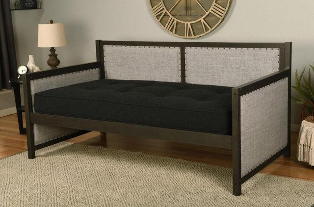 Kodiak Furniture Sloane Black/Graystone Twin Daybed with Mattress-1