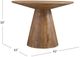 Bassett Mirror Raynor Chestnut Dining Table-2