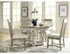 American Drew® Litchfield Sussex Round Dining Table with Off-White Base-1