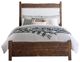Archbold Furniture Customizable Amish Essentials Callahan Maple Queen Upholstered Panel Bed-1