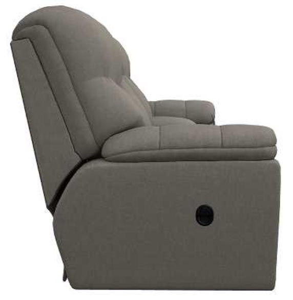 La-Z-Boy® Morrison Fog Manual Reclining Loveseat with Console-3
