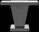 ACME Furniture Nysa Mirrored Console Table with Triangular Base-2