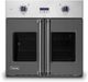 Viking® 7 Series 30" Damascus Grey Professional Built In Single Electric French Door Wall Oven-0