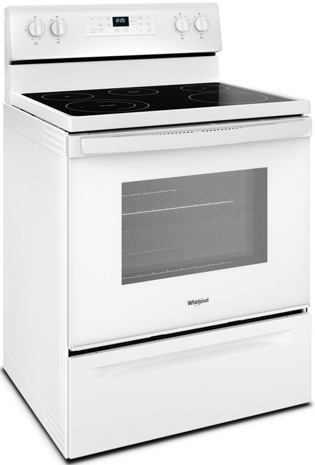Whirlpool® 30" White Free Standing Electric Range-2
