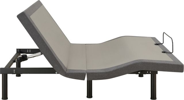 Coaster® Negan Grey/Black Queen Adjustable Bed-1