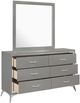New Classic® Home Furnishings Huxley Gray Dresser and Mirror Set-3
