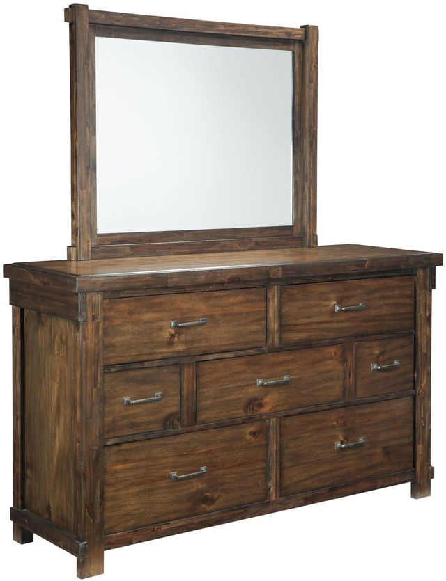 Signature Design by Ashley® Lakeleigh Dark Brown Bedroom Mirror-1