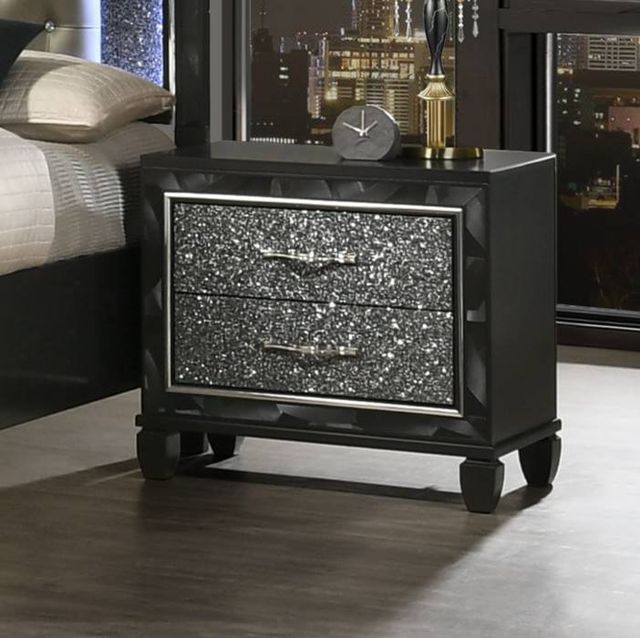 New Classic® Home Furnishings Radiance Black Pearl Nightstand-1