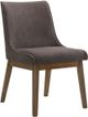 Elements International Razor Walnut Standard Height Arm Chair-0