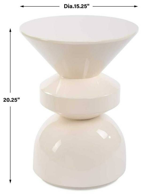 Uttermost® Lyford Cream Accent Table-4