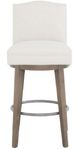 Fairfield® Customizable Entree Dining Camel Short Back Swivel Bar Stool-1