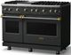 Viking® 5 Series 48" Antique Bronze Pro Style Gas (LP) Range with Brushed Brass Trim-2