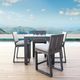 Sunset West Redondo Slate Metal Outdoor Pub Table-2