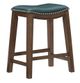 Mazin Furniture Green 24" Upholstered Counter Stool-0