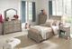 Signature Design by Ashley® Lettner 5-Piece Light Gray Twin Sleigh Bed Set-5