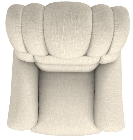 La-Z-Boy® Randell Cream Power Wall Recliner with Headrest and Lumbar-4