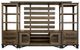 International Furniture Direct Loft Brown Entertainment Center-0
