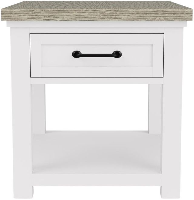 Riverside Furniture Cora Fog End Table with Cloud Base-2