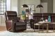 La-Z-Boy® Talladega Chestnut Leather Manual Rocking Recliner-1