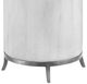 Century® Outdoor Complements White Concrete/Steel Outdoor Side Table-1