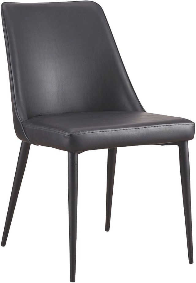 Moe's Home Collection Lula 2-Piece Black Dining Chair Set-0