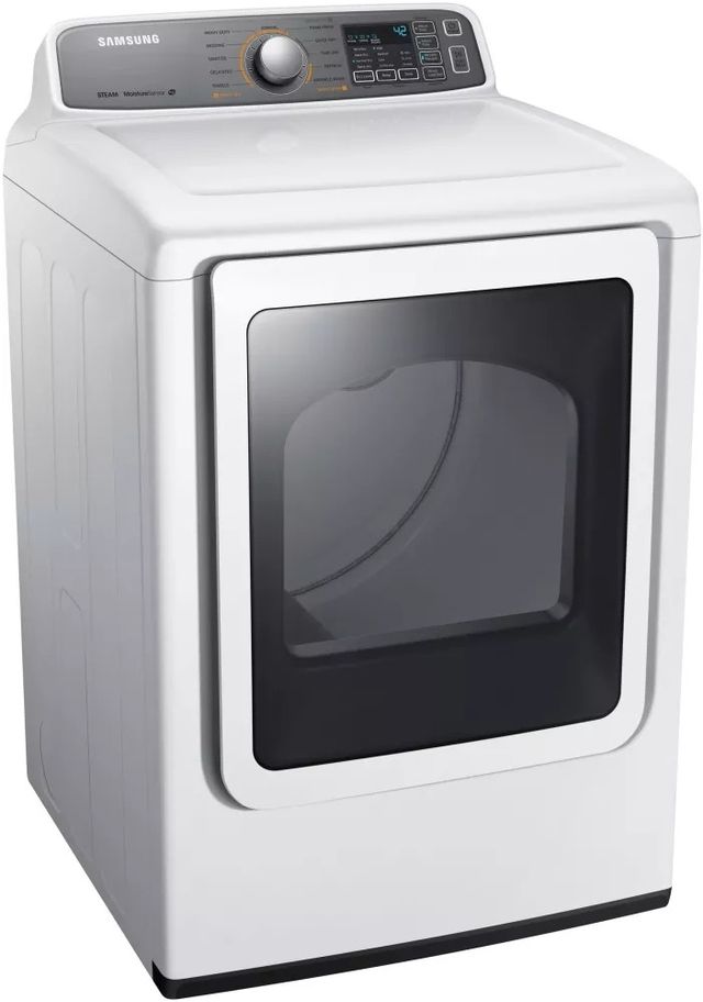 Samsung 7.4 Cu. Ft. White Electric Dryer-3